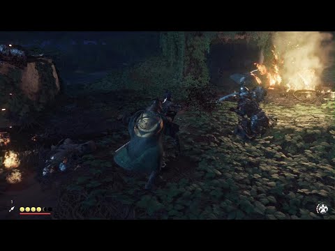 Ghost of Tsushima DC (IKI ISLAND) (PS5 60FPS) MASSACRE AT KIDAFURE VILLAGE P4 - WALKTHROUGH PT 148