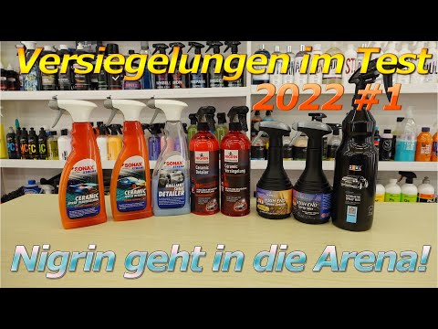 NIGRIN CERAMIC SERIES vs. the best! Detailers and spray sealants in an XXL comparison, part 1