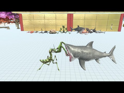 GIANT INVERTEBRATE VS AQUATICS Animal Revolt Battle Simulator