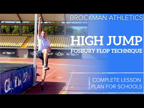 Complete High Jump Lesson for PE: Introducing The Fosbury Flop Technique