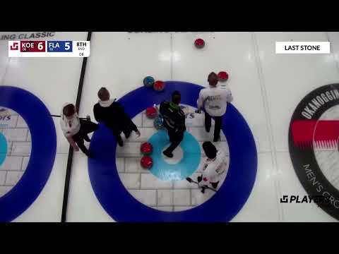Kevin Koe uses his lefties (Brad Thiessen, Tyler Tardi) to score 3 vs Colton Flasch