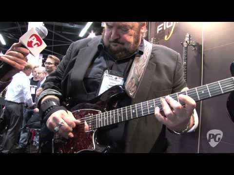 NAMM '11 - Flaxwood Guitars Hybrid Model Demo