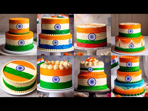 Republic Day Indian flag Theme Cakes/Republic Day 2025/India Flag Cake Designs/Tiranga Cake Designs
