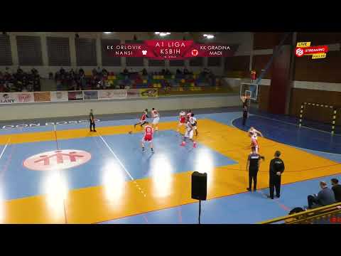 KK Orlovik Nansi - KK Gradina Madi - A1 Liga KSBIH 18. Kolo