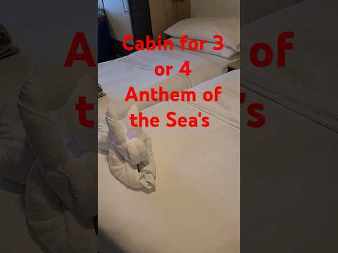 Thumbnail for Balcony Cabin for 3 or 4 on Anthem of the Seas #cabinfor3 #cabin #anthemoftheseas