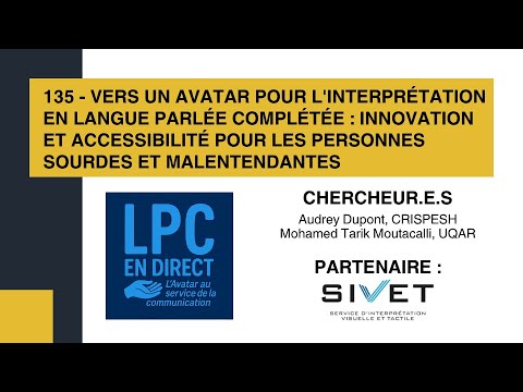 Vers un avatar pour l'interprétation en LPC