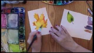 3 Techniques for Painting Leaves in Watercolor