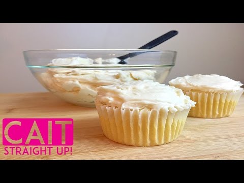How To Make Buttercream Vanilla Frosting | Cait Straight Up
