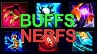 アイテム&チャンピオンのバフとナフの最新情報　League of legends　2024年のは最高バッチ13.24
