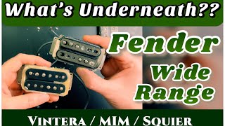 Video thumbnail for Look Inside Wide Range Humbuckers - Vintera, MIM 2016, Squier & Should I open my CuNiFe? Comparison by Scott Haskitt