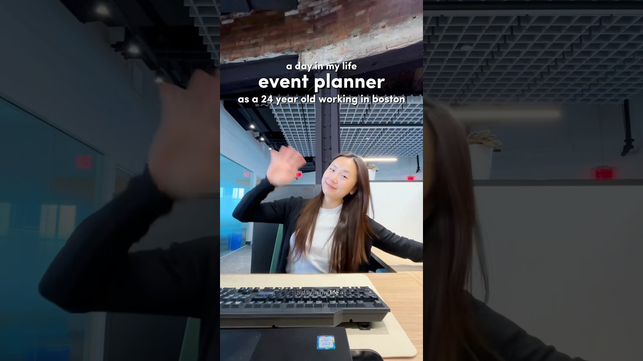 a day in my life as an event planner in boston 👩🏻‍💻#corporate #city