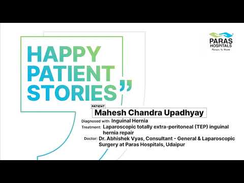 Inguinal Hernia | Laparoscopic Totally Extra-Peritoneal Inguinal Hernia Repair | Paras Hospitals