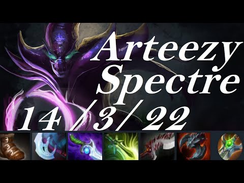 Arteezy Spectre - Hunt + Flaming Lasso - EG vs 4Zs game2 - BTS Pro - dota2