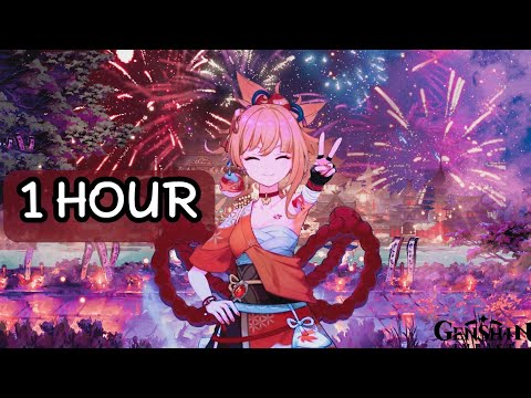 [Genshin Impact] Blossoms of Summer Night - Yoimiya Theme (1 HOUR EXTENDED)