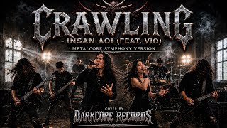 Download lagu Crawling - Insan Aoi (Feat. Vio) | Metalcore Symphony Version Cover by Darkcore Records mp3