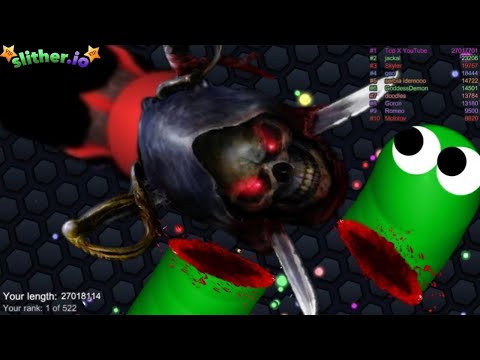 Slither.io A.I. Angel of Death Vs Killer Monster - Epic Skin Slitherio Vip Devil Best Gameplay 🔥🔥🔥