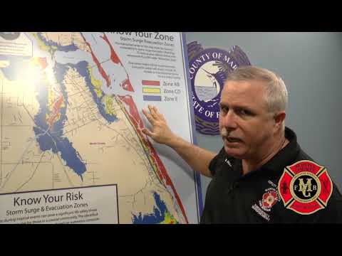 Emergency Management Storm Surge Zone Map 2019