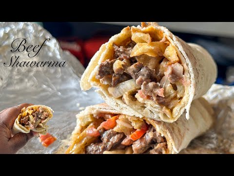 HOW TO MAKE BEEF SHAWARMA AT HOME