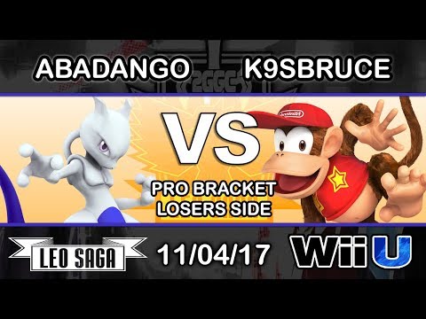 2GGC: MKLeo Saga - LG | Abadango (Mewtwo) Vs. MF | LH | K9sBruce (Diddy Kong) - Pro Bracket Losers