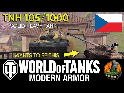 TNH 105/1000 II Tank Review II Solid Tank With A Better Brother II WoT Console II Steel Beasts