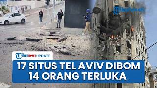 Tel Aviv Terdampak Rudal Iran, 17 Situs Rusak dan 14 Warga Terluka di Tengah Sirene Peringatan