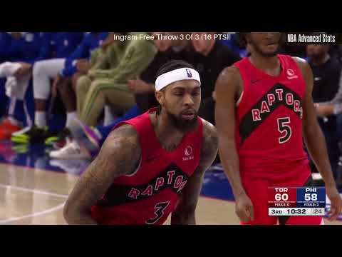 Brandon Ingram Full Highlights Toronto Raptors vs Philadelphia 76ers Nov 19, 2025