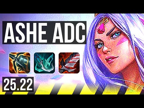 ASHE & Braum vs MISS FORTUNE & Neeko (ADC) | 12/3/6 | KR Grandmaster | 25.22