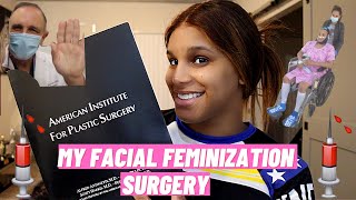FACIAL FEMINIZATION SURGERY VLOG PT. 1 | OFFICIAL TATI video