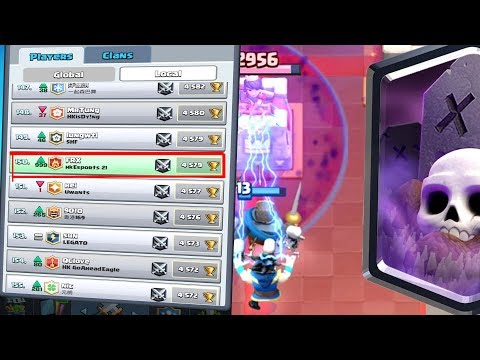 #TOP200!!New meta GRAVEYARD!!! [Clash Royale]