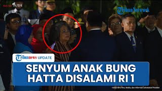 Momen Prabowo Salami Anak Bung Hatta seusai Upacara Ziarah Nasional dan Renungan Suci Hari Pahlawan