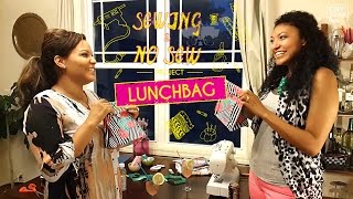 July CMYfabriK Box: DIY fabric lunchbag tutorial (Sew and No Sew)