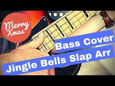 Bass Cover: Jingle Bells Slap Bass Arr