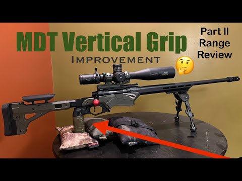 MDT Vertical Grip Premier Range Review Tiger Shark Savage Axis ll Precision  / Part 2