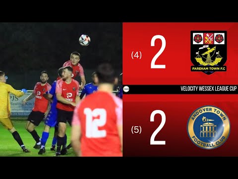 Match Highlights | Fareham Town vs Andover Town (Wessex League Cup) Unlucky defeat on penalties