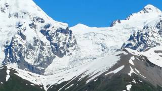 preview picture of video 'Georgia Svaneti view from Latpari pass over Ushguli'