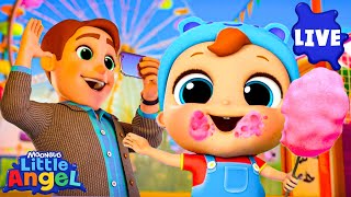 Download lagu 🎡Family Fun Day! Holiday Songs & Activities for Kids🥳 | Little Ange LIve 24/7🔴 mp3