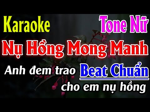 Nụ Hồng Mong Manh Karaoke Tone Nữ Karaoke Lâm Organ  - Beat Chuẩn