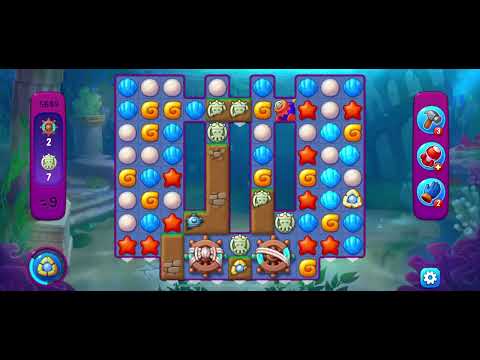 Fishdom , mobile game , level super hard 5649
