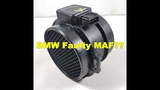 How to diagnose Mass Air Flow Meter for BMW E46 E39 E53 models
