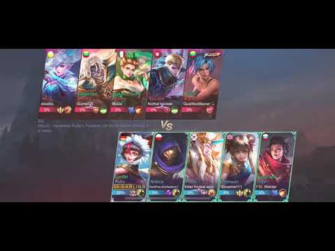 Mobile Legends// Ruby Savage!!/ Rank