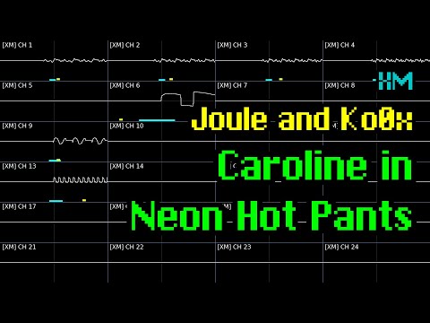 Joule and Ko0x - "Caroline in Neon Hot Pants" (XM, 2009) [Oscilloscope Visualization]