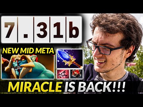 MIRACLE is BACK! 7.31b NEW META Mid Huskar Smurf