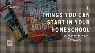 SIMPLE THINGS YOU CAN START IN YOUR HOMESCHOOL RIGHT NOW | A GIFT FOR YOU!