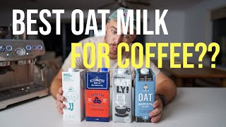 Which Oat Milk is BEST for COFFEE | Oatly, Califia, Alternative Dairy Co. & Minor Figures Review