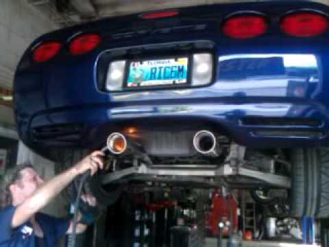 Borla Exhaust Install Corvette C5