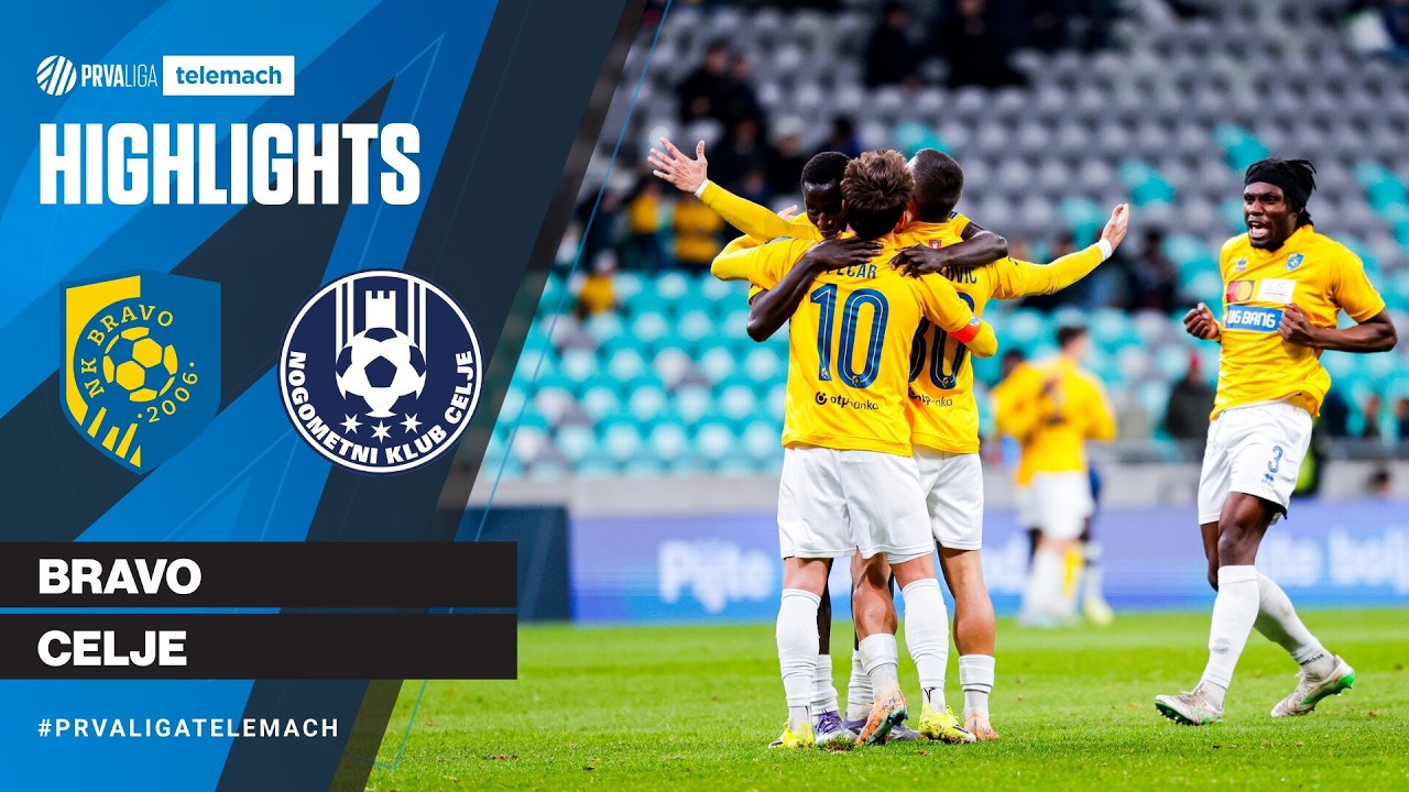 NK Bravo vs NK Celje Highlights