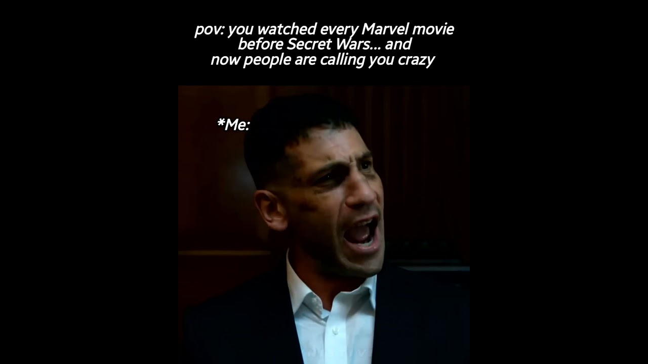 rewatching every Marvel movie before Secret Wars be like.. 💀