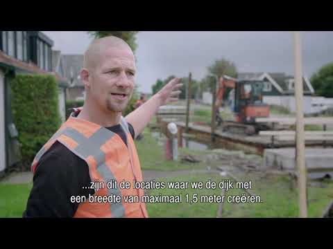 Werkzaamheden dijk Voorweg/Wilsveen in Zoetermeer