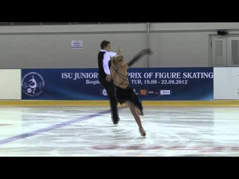 12 S. KOCH / C. NUECHTERN (GER) - ISU JGP Istanbul 2012 Junior Ice Dance Short Dance