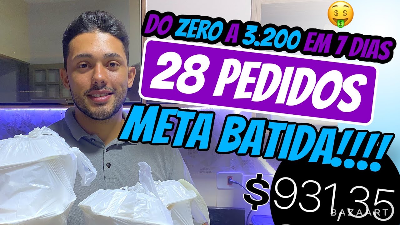 Como faturar R$3.200  do ZERO em 7 dias com um Delivery em casa/ R$931,00 em um dia!!!!